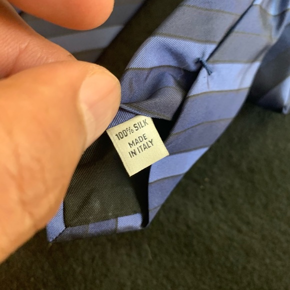 Valentino purple silk tie - Picture 5 of 7